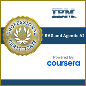 IBM RAG & Agentic AI Professional Certificate Badge
